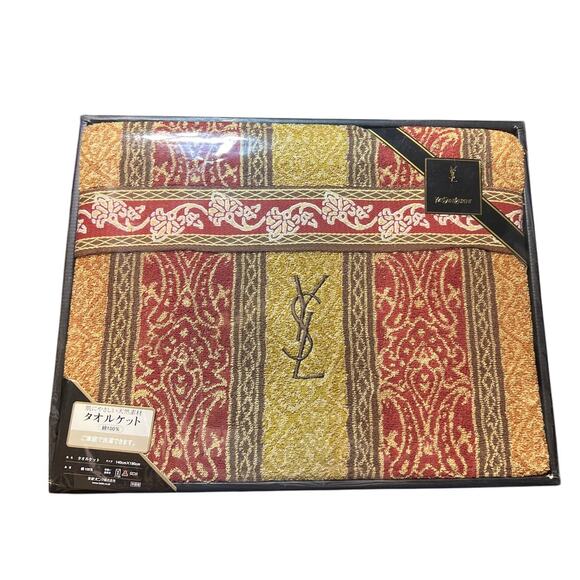 Yves St. Laurent Bath Sheet Towel XL 55 inches by 75 inches - Picture 1 of 6